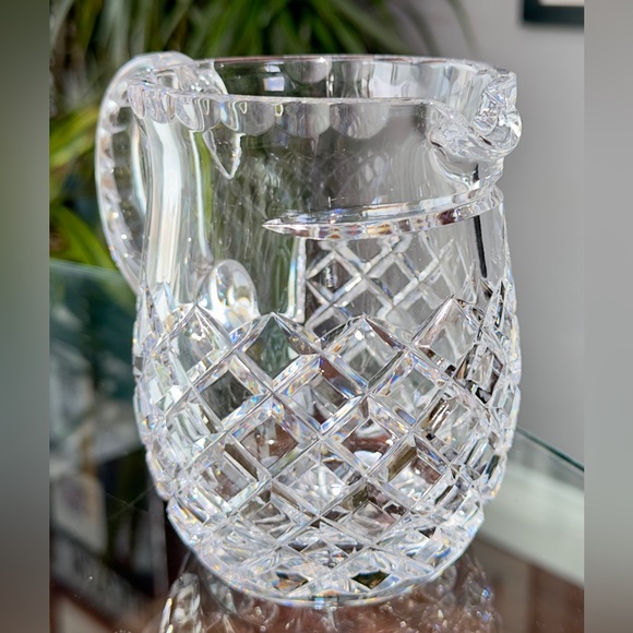 Gorgeous Vintage Ceska “Canterbury” Bohemian Crystal 5” Pitcher - Perfect - Picture 10 of 16